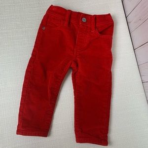 Boys 18-24 months red GAP corduroy pants